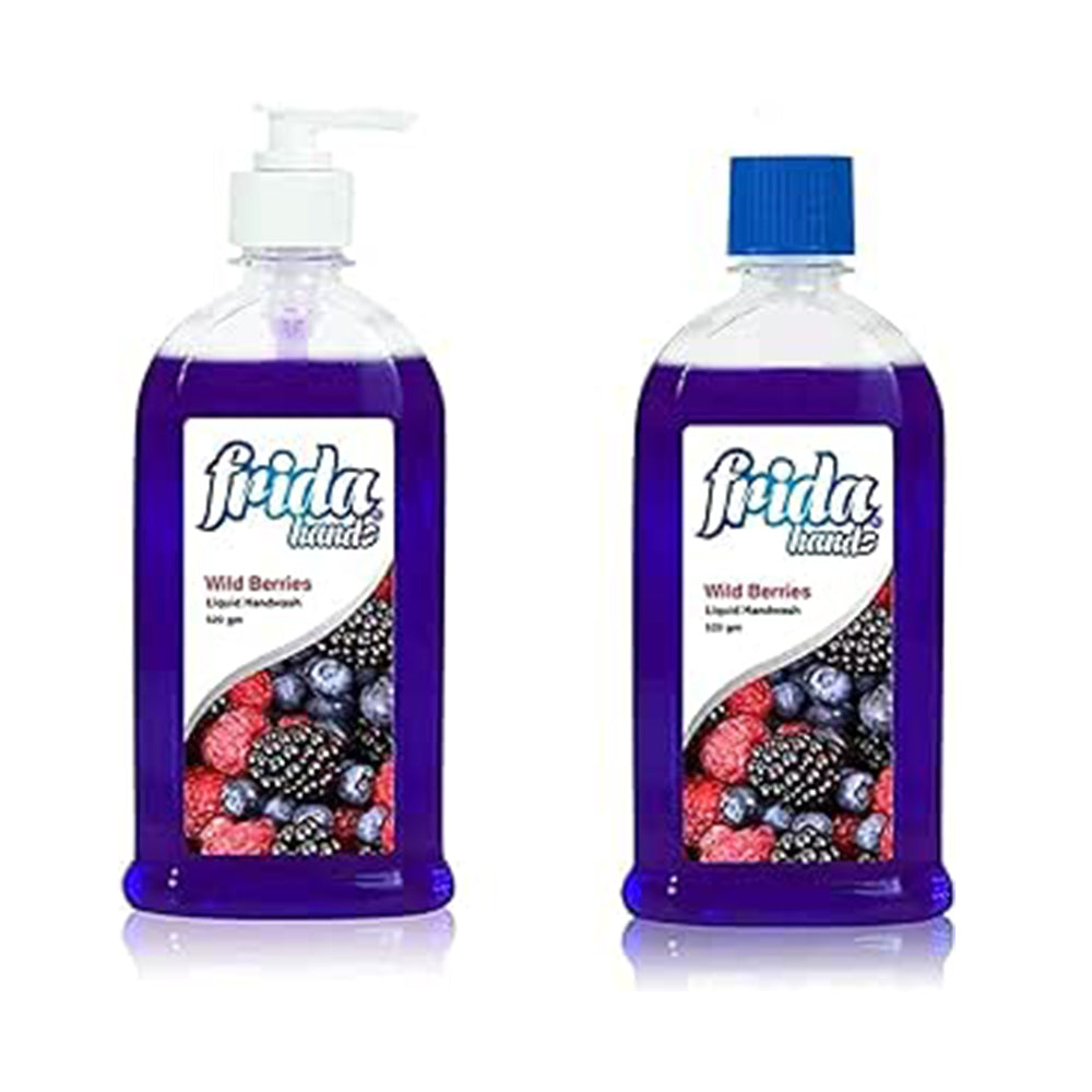 Frida Liquid Hand Soap, Wild Berry, Economy Size, 520g, 2 Count