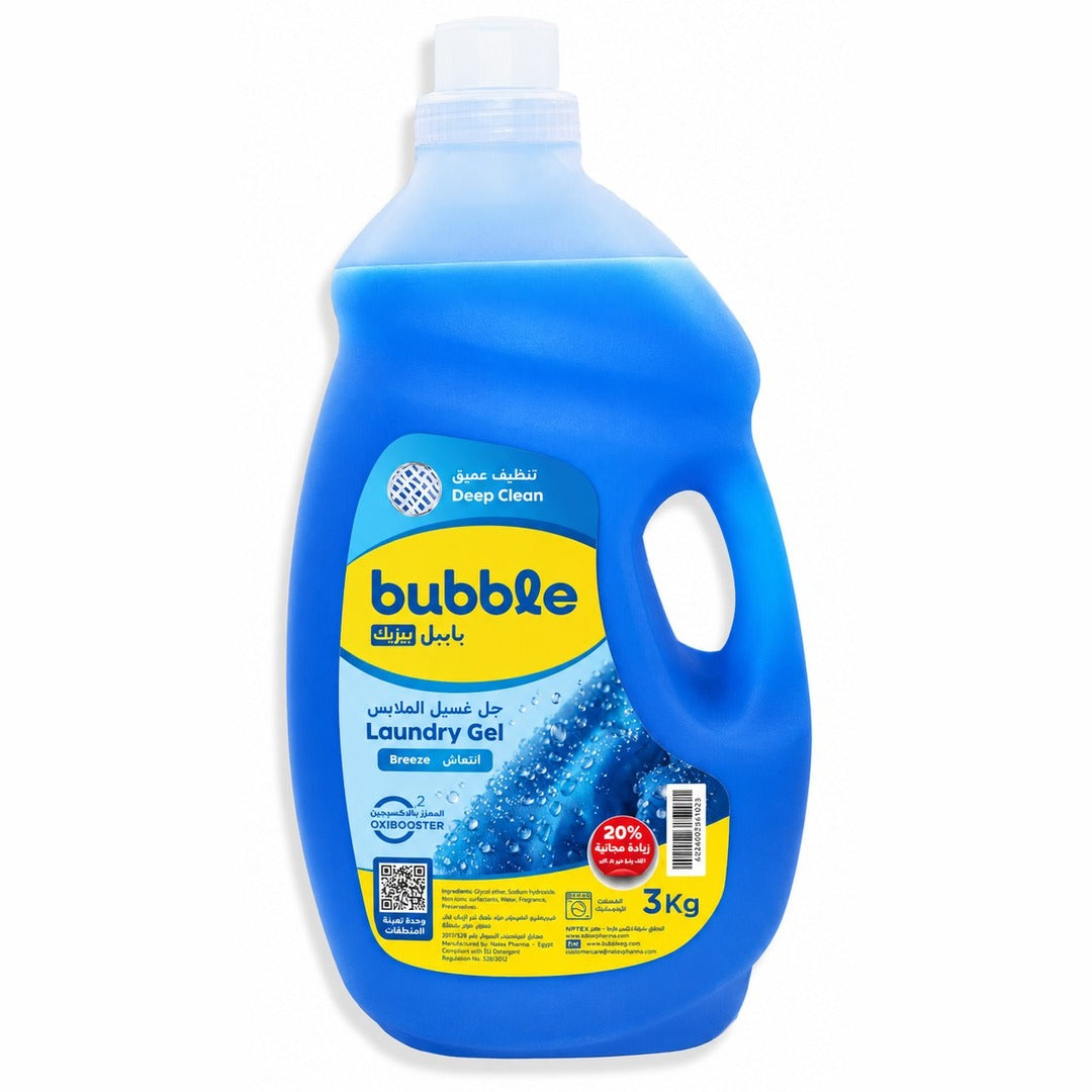 Bubble Laundry Gel Morning Breeze 3kg